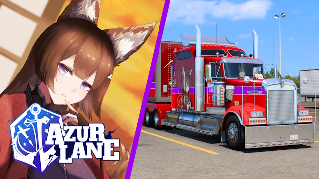 Kenworth W900 IJN Amagi - Azur Lane [Combo Skin]