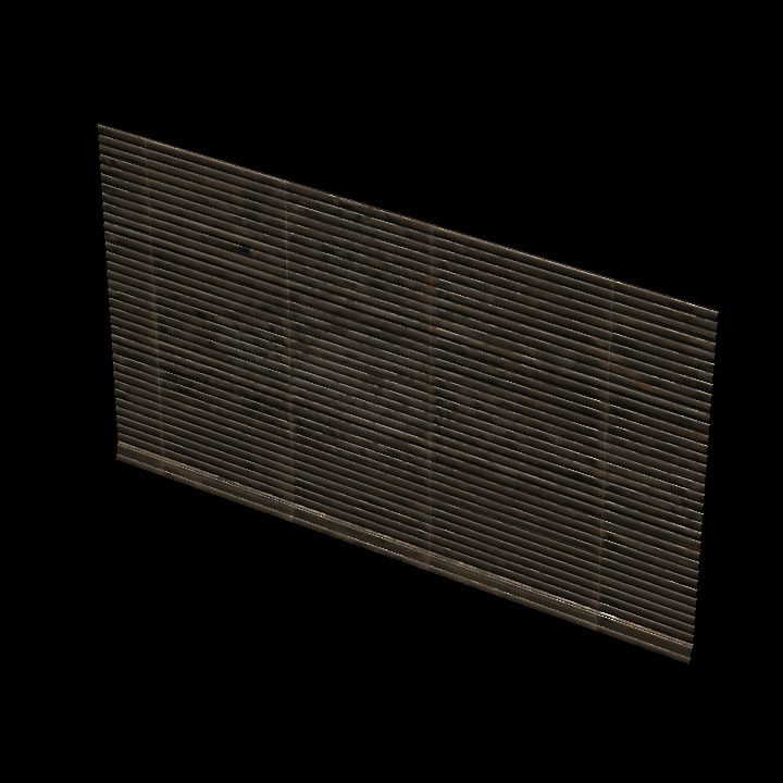 Corrugated wall 3x1 rusty #4