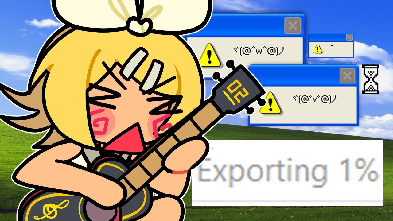I'M WRITING THIS SONG WHILE WAITING FOR SOMETHING TO EXPORT (OGLAGOLD ft. Kagamine Rin)