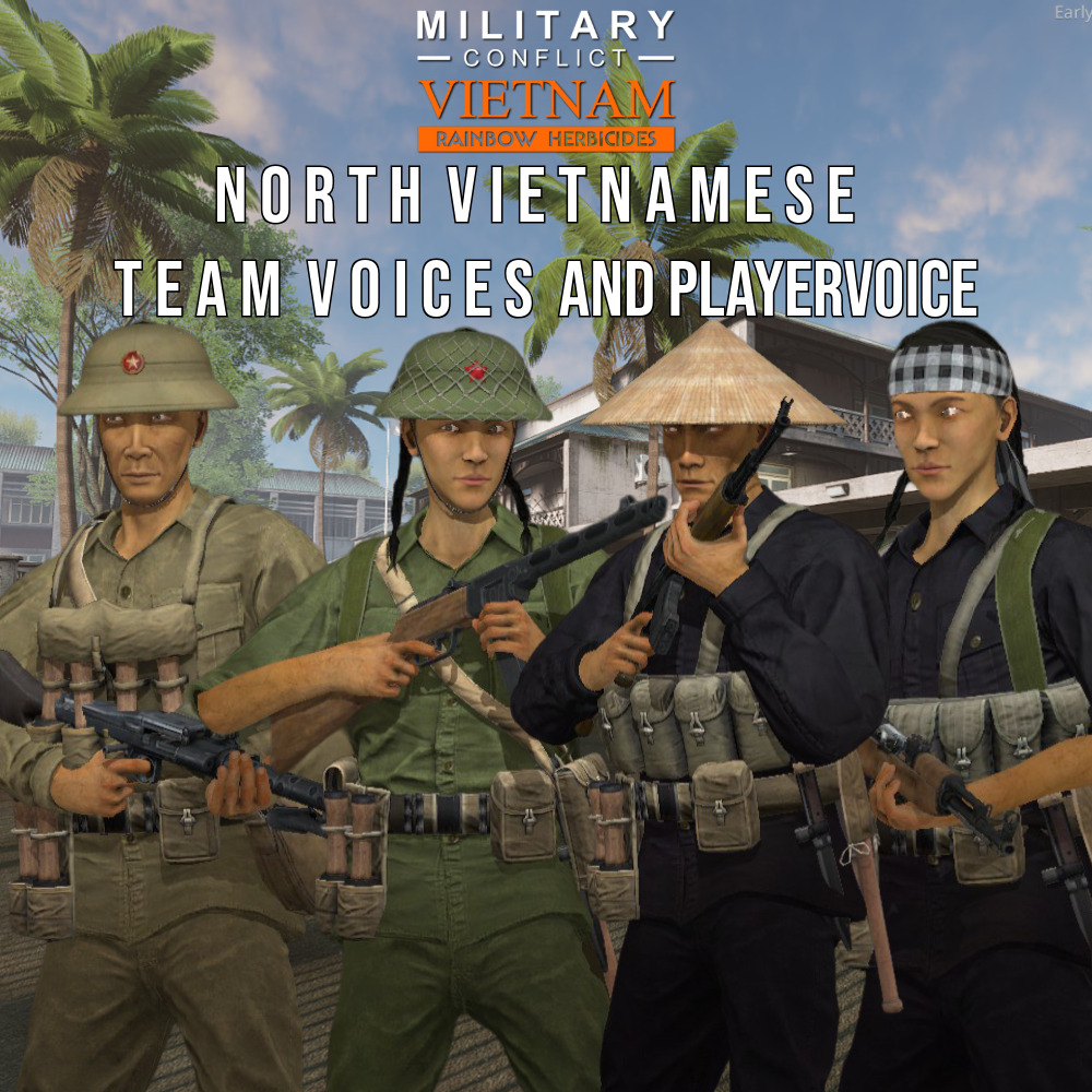 Military Conflict Vietnam North Vietnamese Team Voices and Playervoice