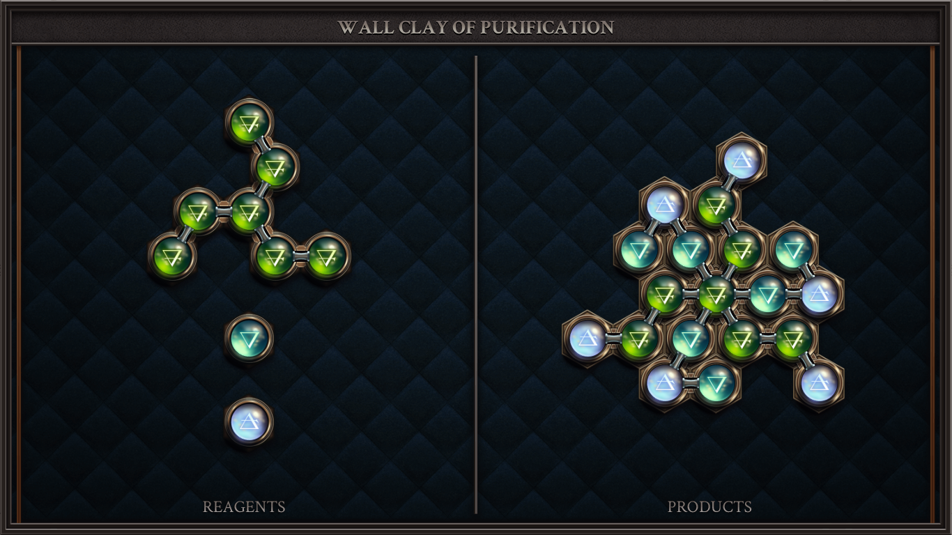 WALL CLAY OF PURIFICATION