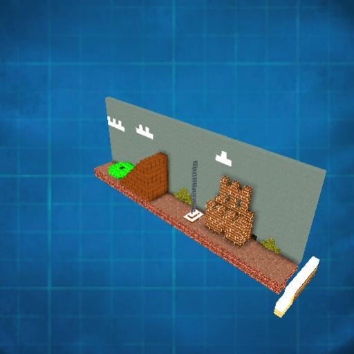 Super Mario Brothers World 1 Level 1 ( section 4 of 4 )