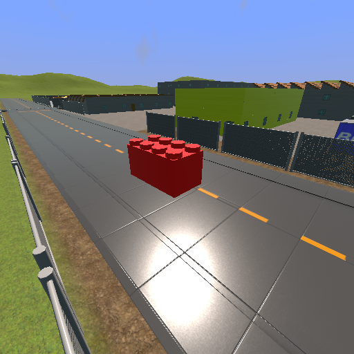 Brick on wheels
