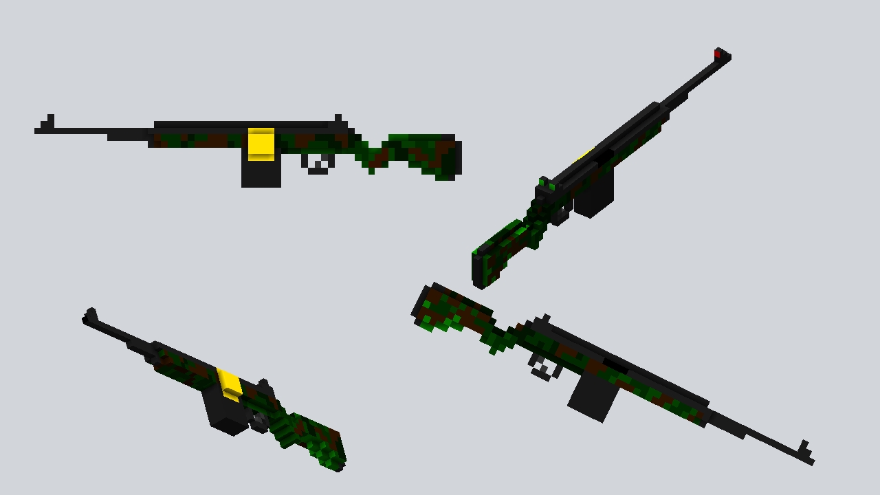 Camo Rifle - No Bayonet