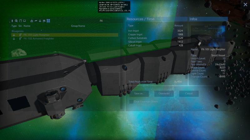 FX-110 Medium Freighter