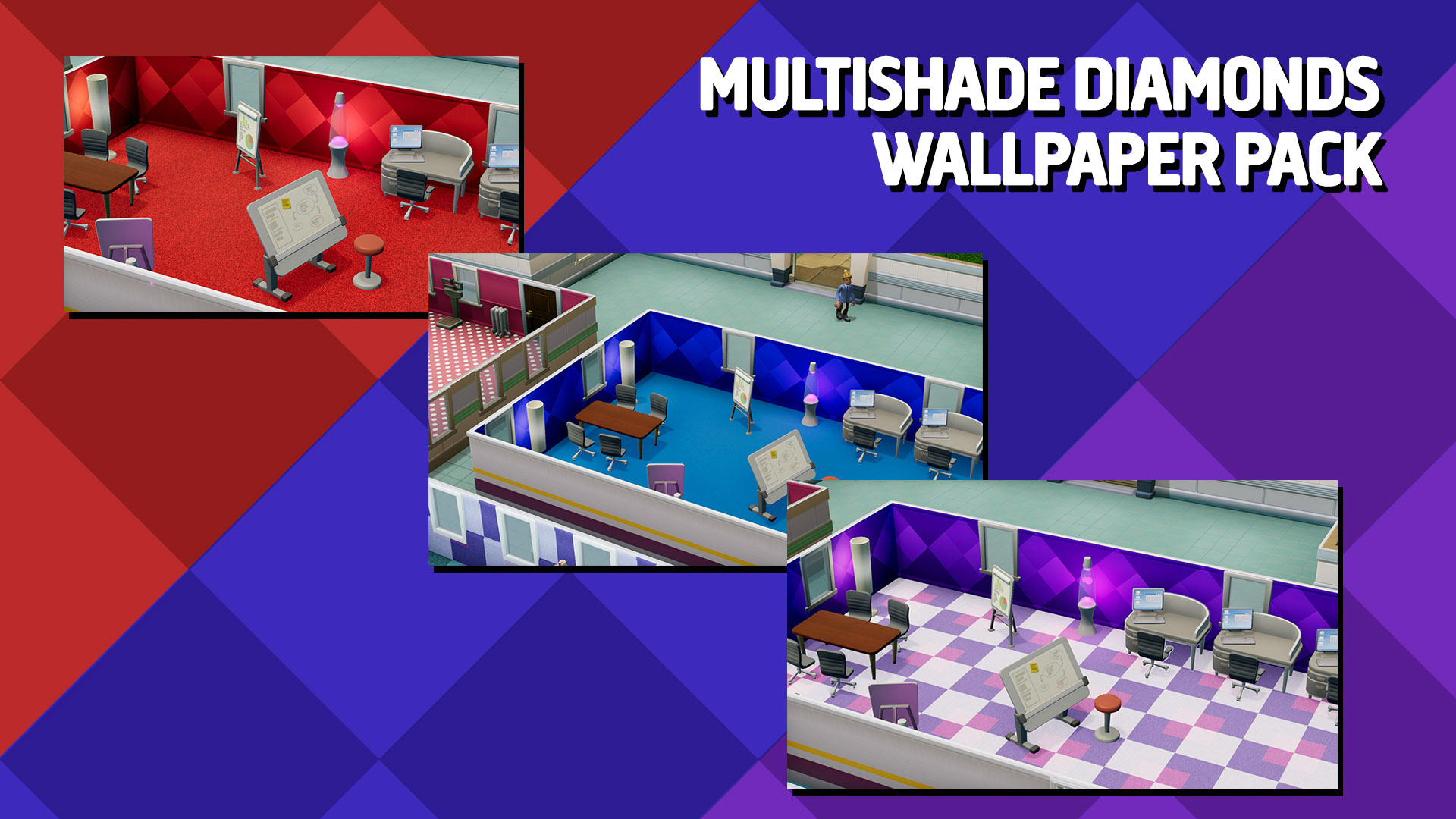 Multishade Diamonds Wall Pack