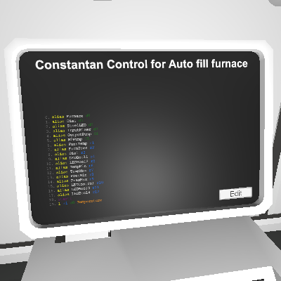 Constantan Control for Auto fill furnace