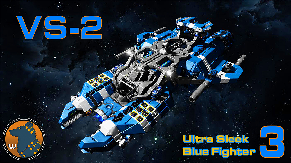 Ultra Sleek Blue Fighter 3rd Generation