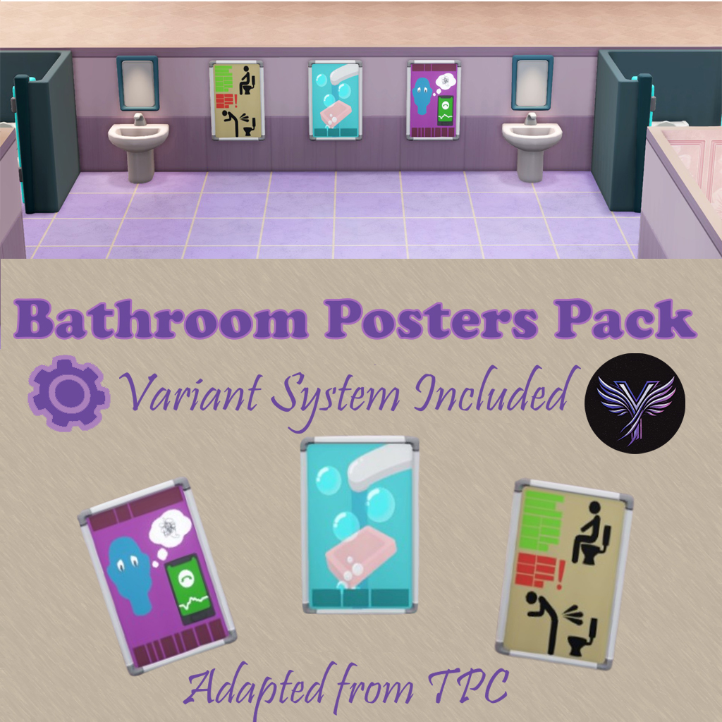 Bathroom Posters Pack