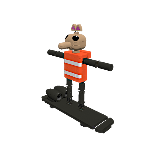 Marvin on a Hoverboard