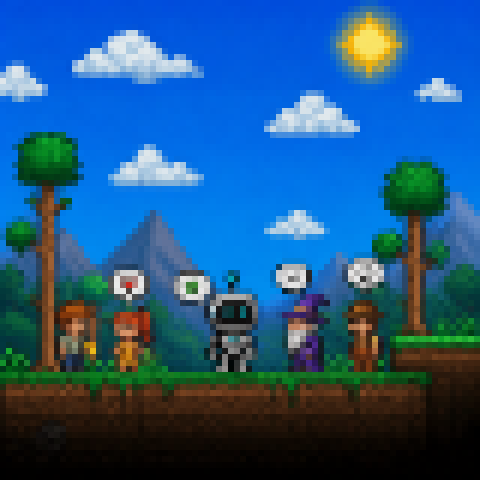 AI NPC AND SMARTPHONE(ANSP) – tModLoader Mod
