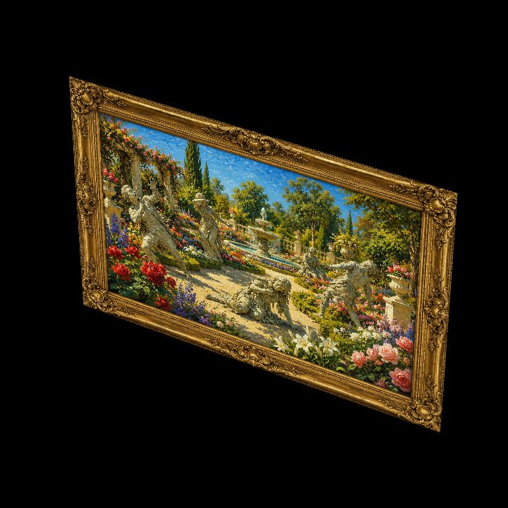 Painting, The Garden of Medusa  {2D}