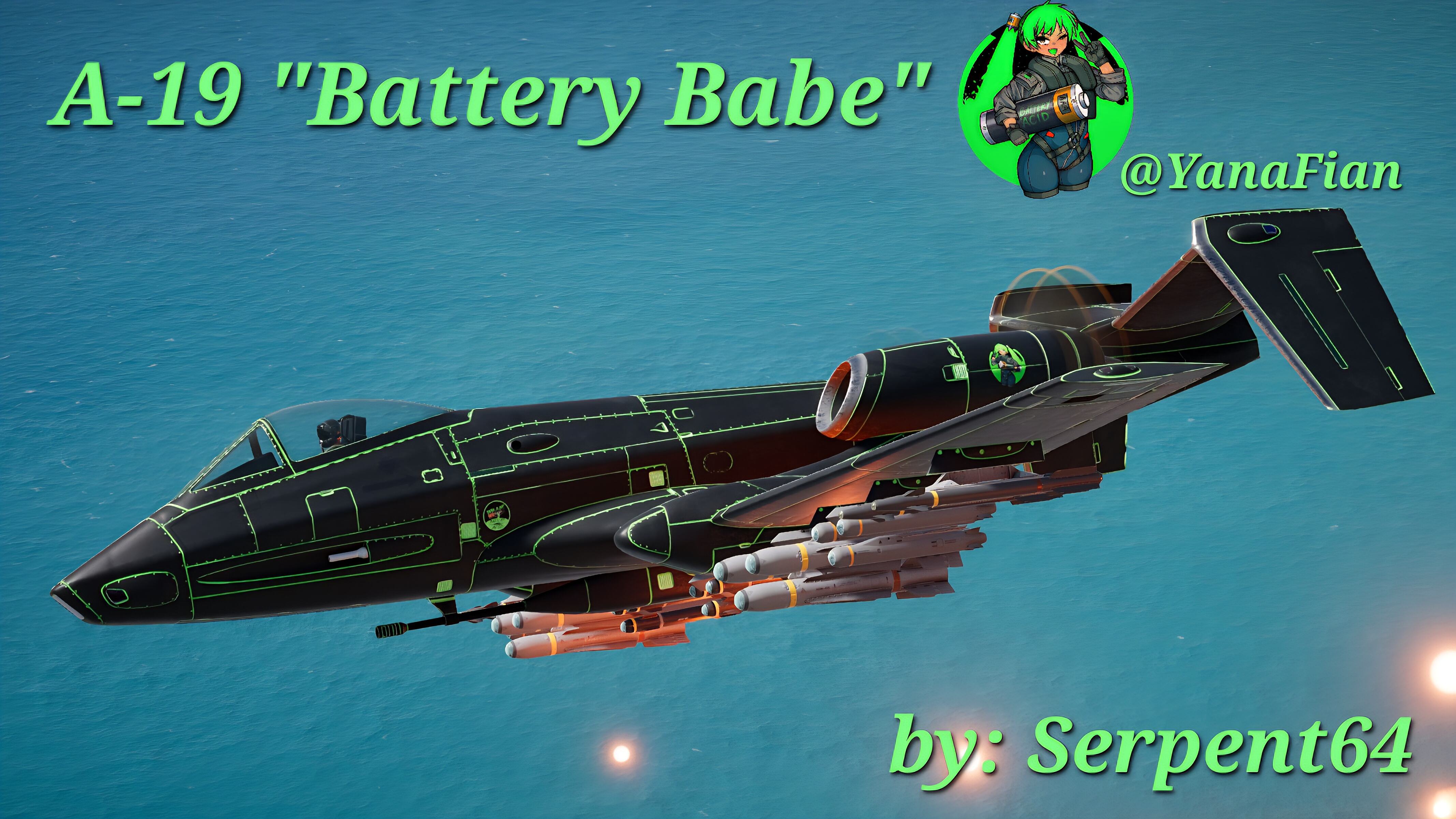 A-19 "Battery Babe"