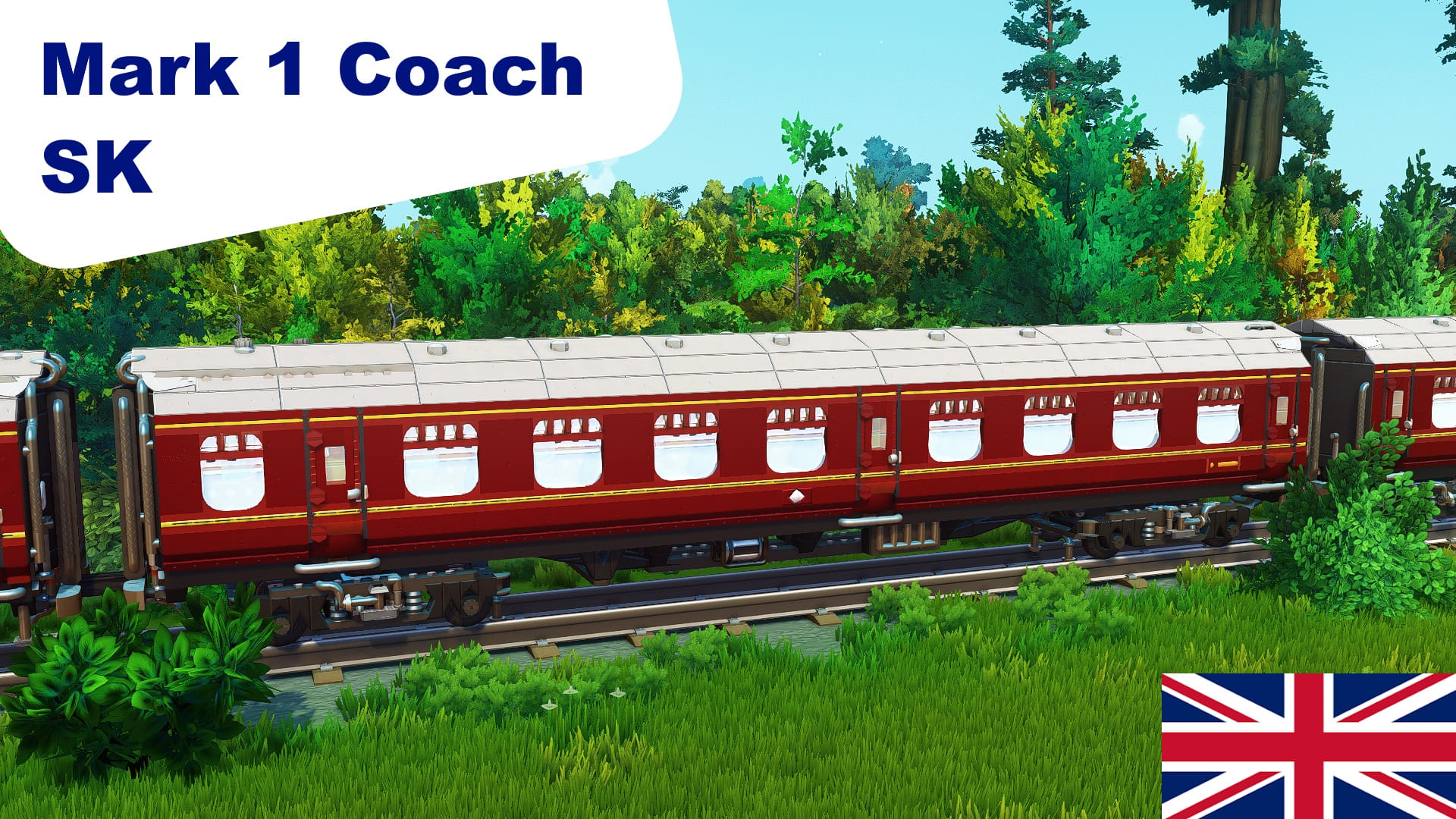 British Rail Mk1 SK Maroon
