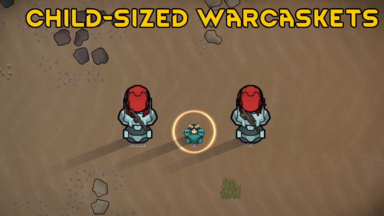 Child-sized Warcaskets