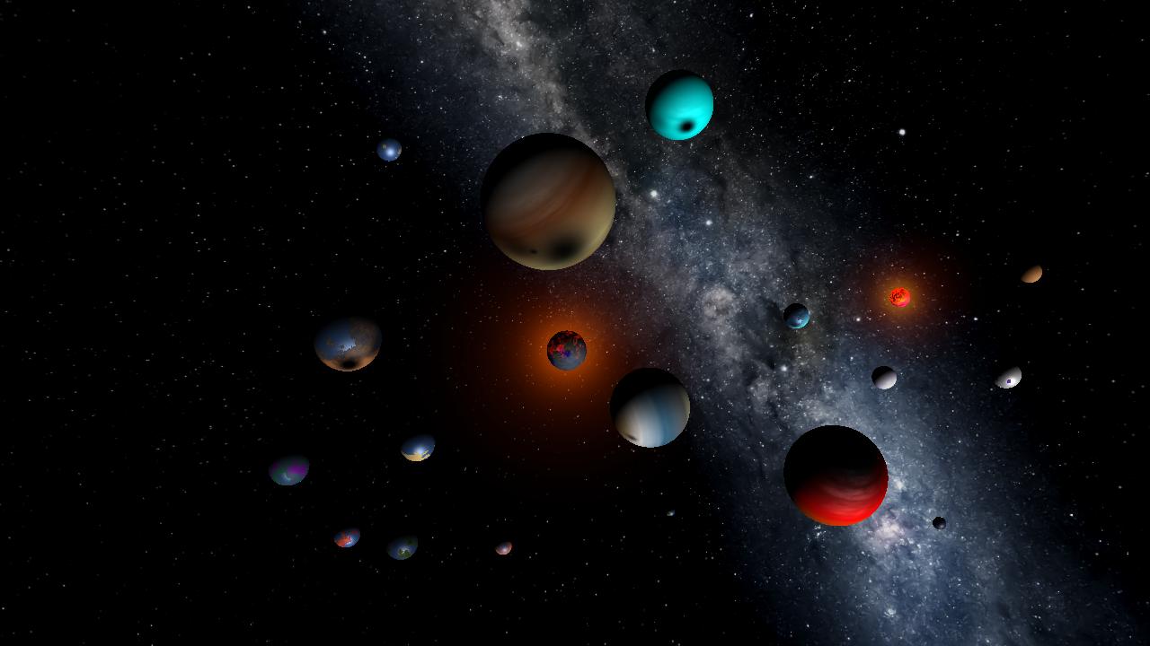 All Chorus System Planets And Satellites Collide.
