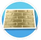 Gold Brick Flooring