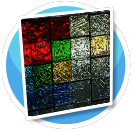 Colored Glass Wall