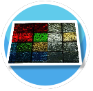 Colored Glass Floor