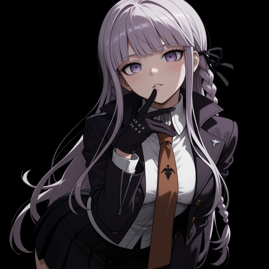 Kyoko Kirigiri [Danganronpa] | Dark Background | Dark & Colored Versions | 4K