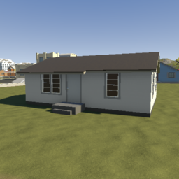 1950s small 2 bedroom prefab house (unfurnished)