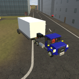 Deniz Semi Truck With Box Trailer