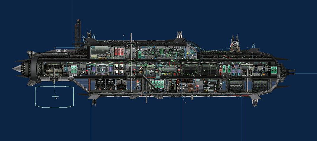 'Sirius'天狼星（轨道炮至尊版） – Barotrauma Mod