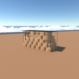 Basic War Props - Sandbag Bunker