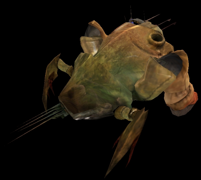 Crab Synth with footstep sounds
