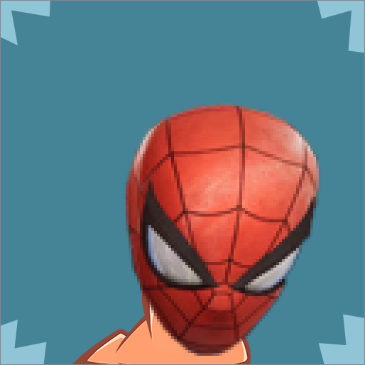 Spiderman face down