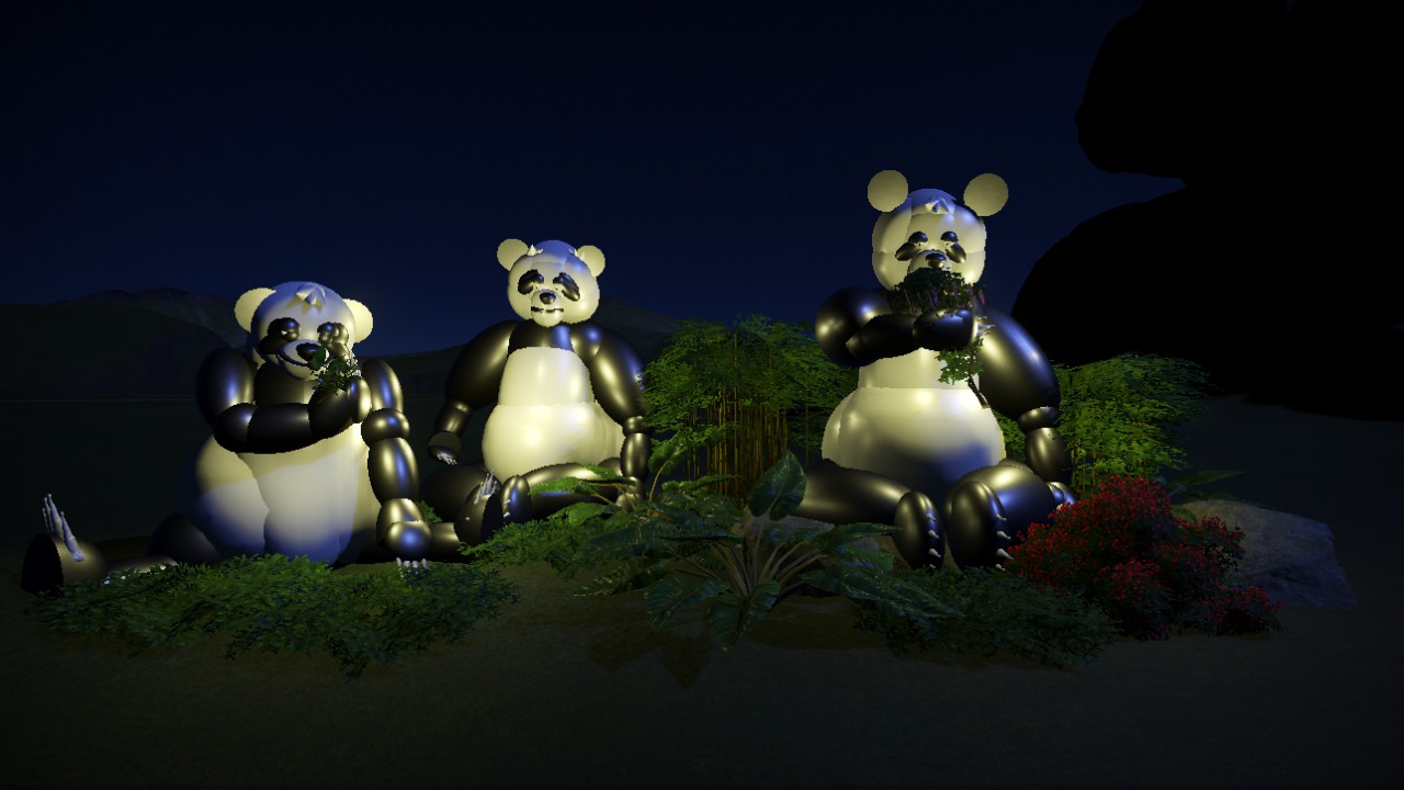 Animals : Panda Family