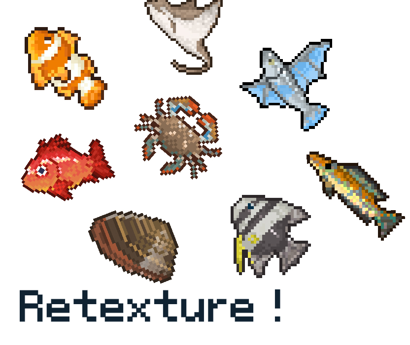 More new fish! Retexture! preview