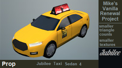 taxi jubilee sedan 4 prop