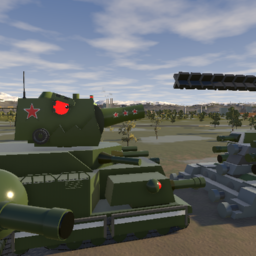 КВ-44 в теле Восток-1