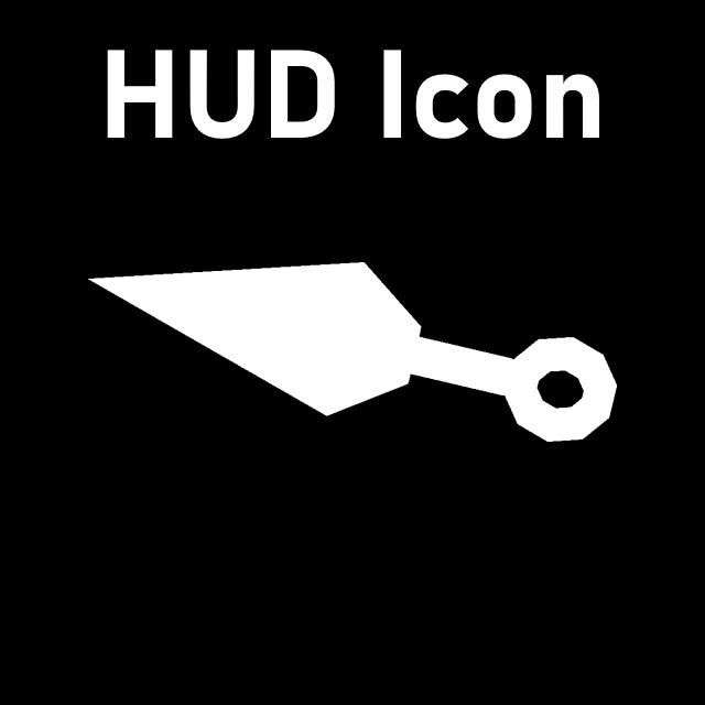 Sonic the Hedgehog - Espio's Kunai HUD Icon (Knife)