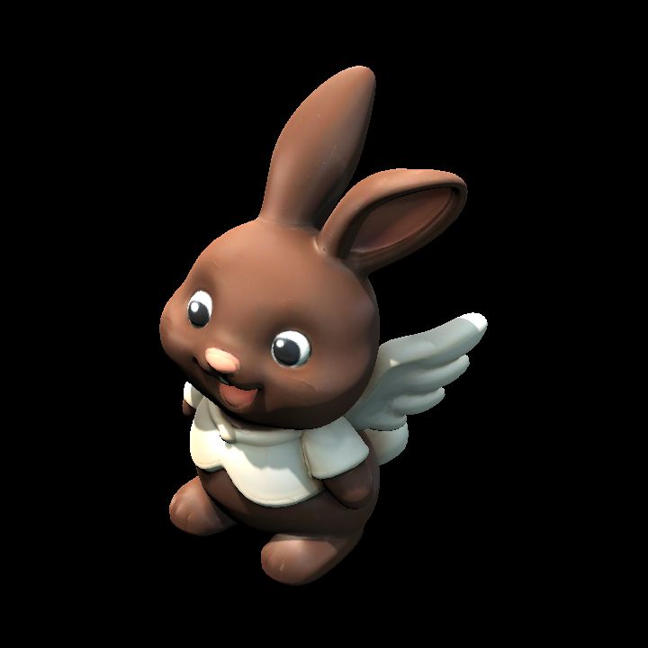 Hollow Chocolate Bunny angel