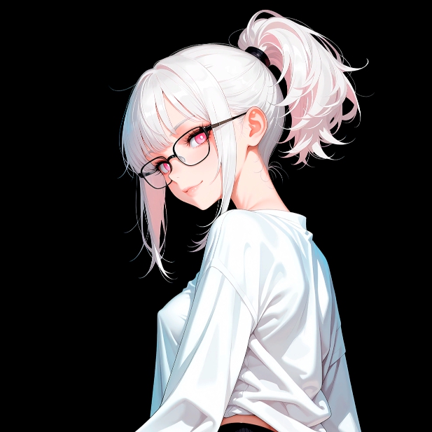 Gilr №8, dark background (SFW) 4K preview