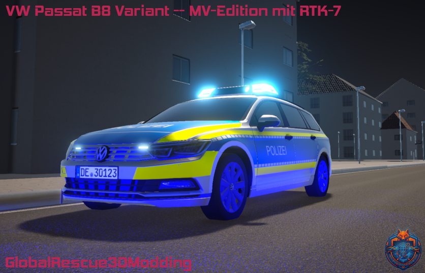 VW Passat B8 RTK7 - Police