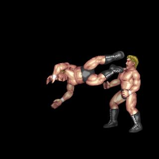Spinning Dropkick B (Standing)