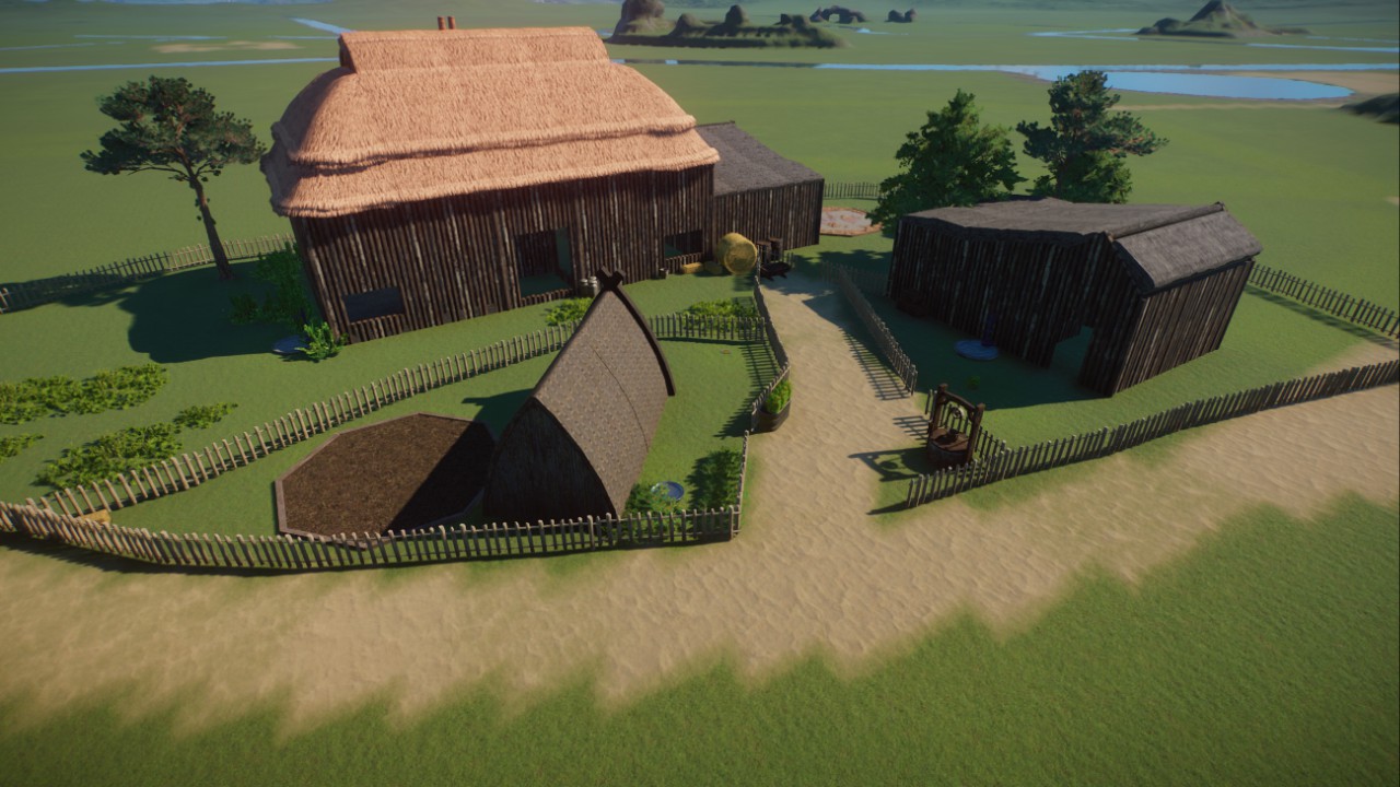 Large peasant's property  4 habi