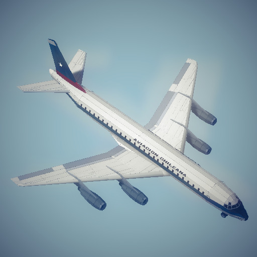 dc 8-52 Aviacion Chileana