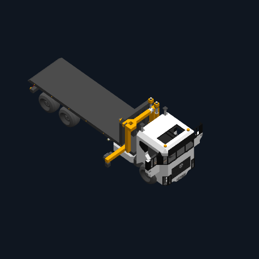 Ophiotaurus Flatbed Truck with Crane