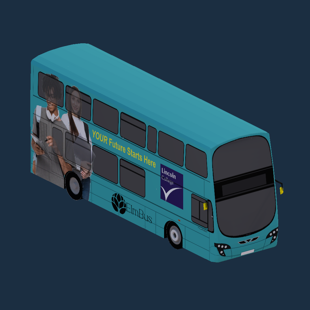 ElmBus PulsarGemini2 Lincoln College AD Wrap