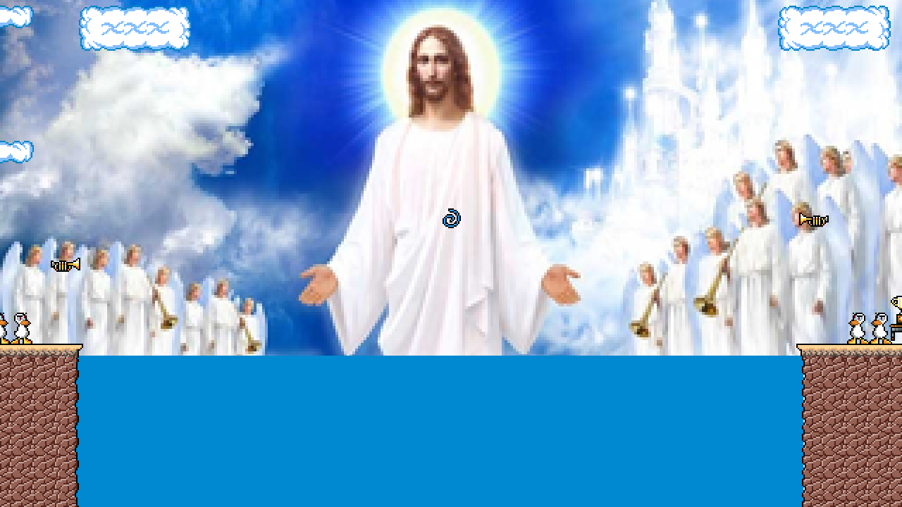 Jesus walking on water