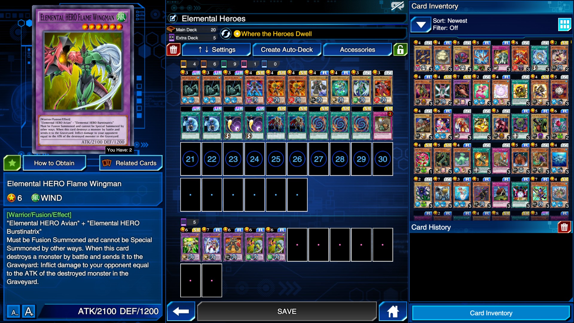 Steam Community :: Screenshot :: Casual Elemental Hero deck idea