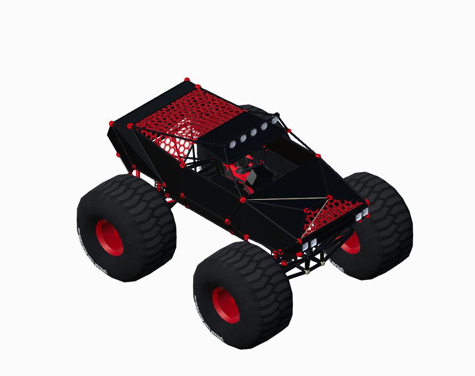 4x4 Red Monster