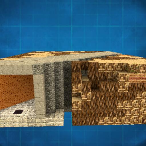45 degree tunnel  7x7x15