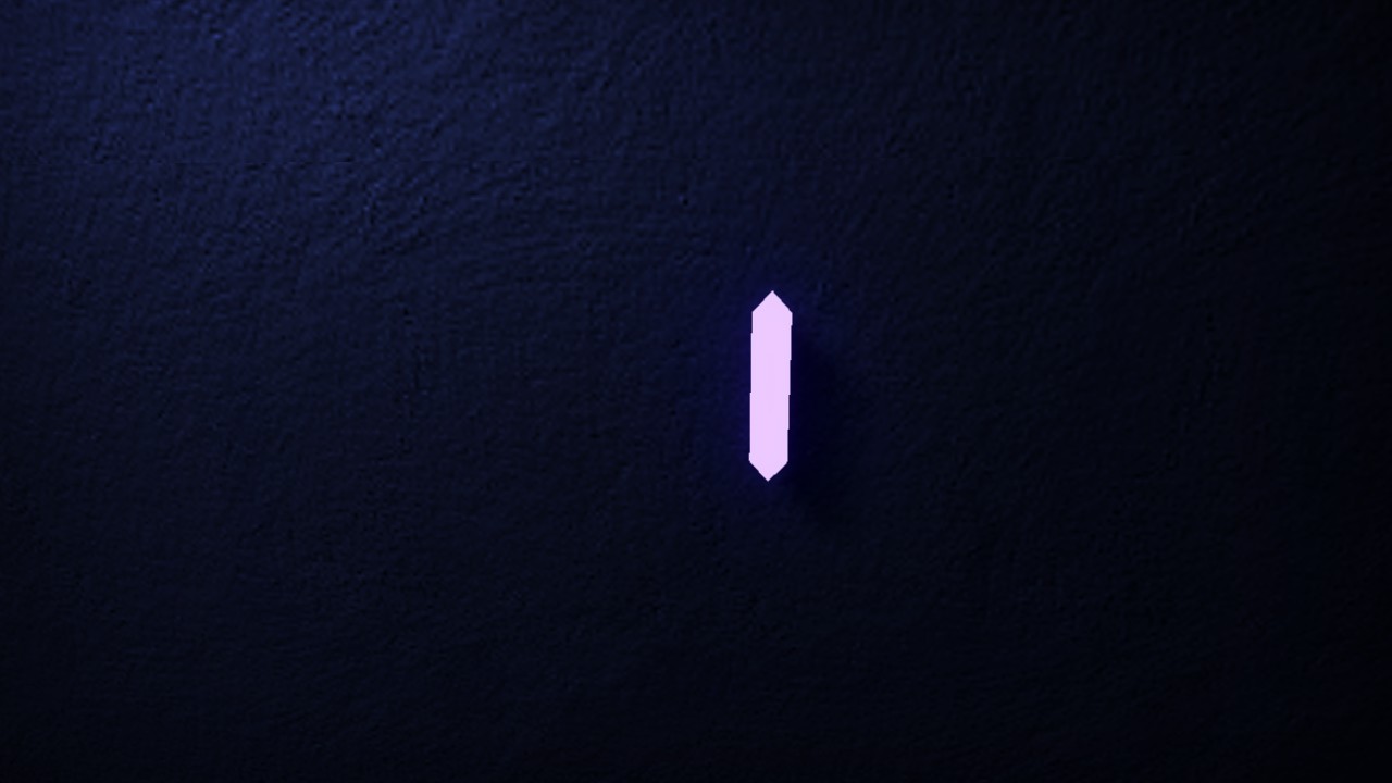 Colourable Neon tooth pick primitive shape