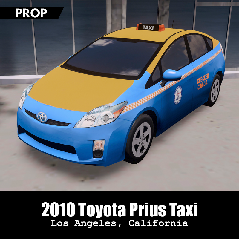 LA Checker Cab - 2010 Toyota Prius (Prop)