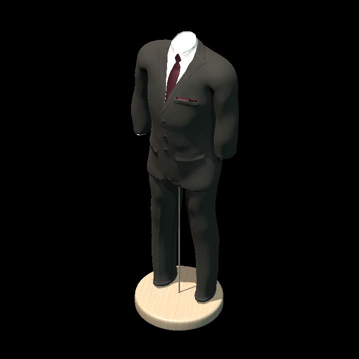 Suit on stand 1